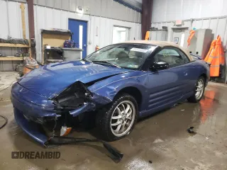 2002 Mitsubishi Eclipse GT with VIN 4A3AE85H02E088795, listed as a Copart auction lot 81313003 with 112,586 mi miles and Salvage Title. Bid and sale history available at carsss.com. Image 1.