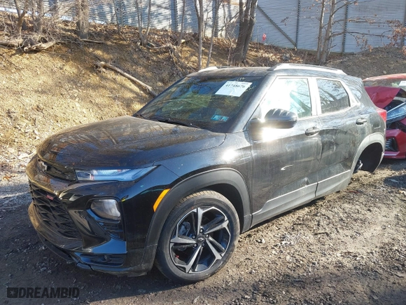 2023 Chevrolet TrailBlazer RS with VIN KL79MTSL7PB175734, listed as a IAAI auction lot 41748676 with 18,874 mi miles. Bid and sale history available at carsss.com. Image 17.