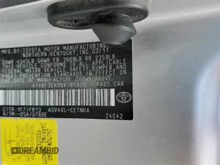 2011 Toyota Camry LE with VIN 4T4BF3EK9BR185939, listed as a Copart auction lot 62217395 with 122,697 mi miles and Salvage title. Bid and sale history available at DreamBid. Image 12.