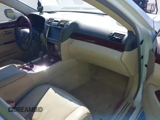 2008 Lexus LS 460 with VIN JTHBL46F485070620, listed as a IAAI auction lot 40529145 with 135,030 mi miles. Bid and sale history available at carsss.com. Image 5.