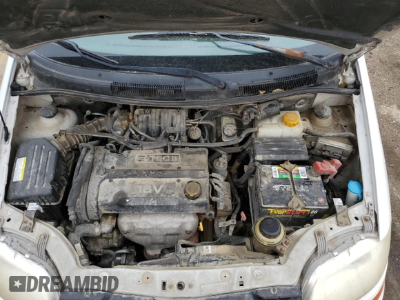 2007 Chevrolet Aveo LS with VIN KL1TD66657B722344, listed as a Copart auction lot 52046095 with 165,798 mi miles and Salvage title. Bid and sale history available at DreamBid. Image 11.