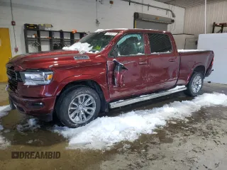 2022 Ram 1500 Laramie with VIN 1C6SRFRTXNN151900, listed as a Copart auction lot 43905815 with 24,974 mi miles and Salvage title. Bid and sale history available at DreamBid. Image 1.