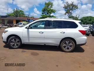 2017 Nissan Pathfinder S with VIN 5N1DR2MN3HC603281, listed as a IAAI auction lot 39728416 with 75,381 mi miles and . Bid and sale history available at DreamBid. Image 14.