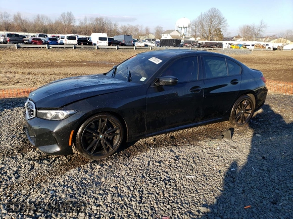 2024 BMW 3 Series M340i xDrive with VIN 3MW49FF00R8E53312, listed as a Copart auction lot 87704185 with 0 mi miles and Salvage Title. Bid and sale history available at carsss.com. Image 1.