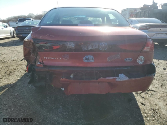 1999 Ford Escort LX with VIN 1FAFP10P3XW218939, listed as a Copart auction lot 44034365 with 178,811 mi miles and Salvage Title. Bid and sale history available at carsss.com. Image 6.