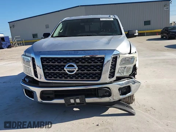 2017 Nissan Titan SV with VIN 1N6AA1EKXHN522857, listed as a Copart auction lot 61134785 with 168,380 mi miles and Salvage title. Bid and sale history available at DreamBid. Image 14.