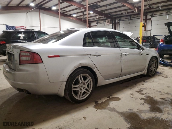 2008 Acura TL with VIN 19UUA662X8A042743, listed as a Copart auction lot 83440004 with 106,000 mi miles and Salvage Title. Bid and sale history available at carsss.com. Image 3.