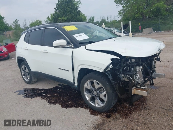 2020 Jeep Compass Limited с VIN 3C4NJDCBXLT242681, выставлен на аукционе IAAI как лот 42481616 с пробегом 40 988 миль миль и . История ставок и продаж доступна на DreamBid. Изображение 1.