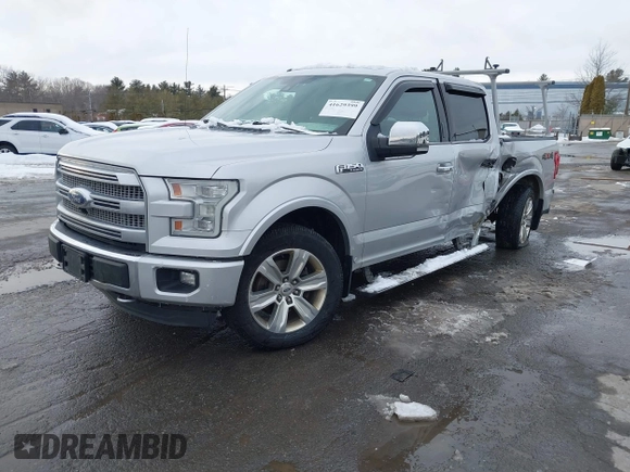 2015 Ford F-150 XLT with VIN 1FTEW1EF7FFA18623, listed as a IAAI auction lot 41629399 with 297,585 mi miles. Bid and sale history available at carsss.com. Image 2.