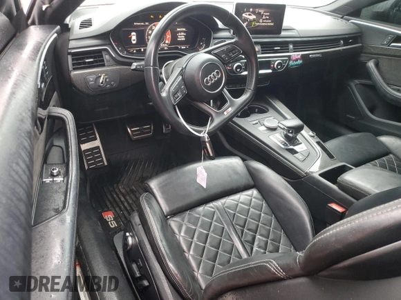 2018 Audi S5 Premium Plus z VIN WAUP4AF59JA010806, wystawiony jako Copart lot #42228515 z przebiegiem 72 745 mil mil oraz Szkoda całkowita • Salvage title. Historia ofert i sprzedaży dostępna na DreamBid. Obrazek 8.