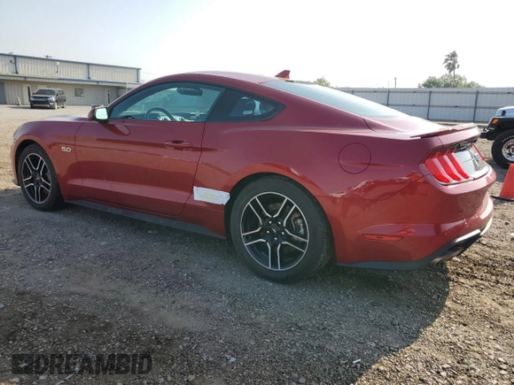 2021 Ford Mustang GT z VIN 1FA6P8CF4M5113873, wystawiony jako Copart lot #51390305 z przebiegiem 37 224 mil mil oraz Szkody całkowita. Historia ofert i sprzedaży dostępna na DreamBid. Obrazek 2.