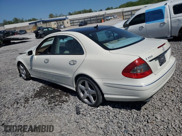 2009 Mercedes-Benz E 350 Luxury with VIN WDBUF56XX9B420690, listed as a Copart auction lot 52776355 with 187,756 mi miles and Salvage Title. Bid and sale history available at DreamBid. Image 2.