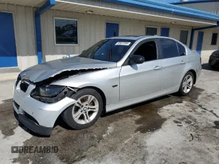 2008 BMW 3 Series 328i with VIN WBAVA37508NL53940, listed as a Copart auction lot 60837095 with 159,811 mi miles and Salvage title. Bid and sale history available at DreamBid. Image 1.