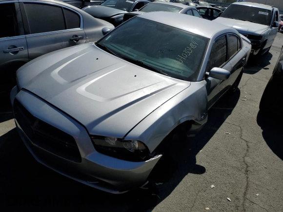 2014 Dodge Charger RT Plus with VIN 2C3CDXCT4EH307940, listed as a Copart auction lot 64035484 with 129,665 mi miles and Salvage Title. Bid and sale history available at carsss.com. Image 1.