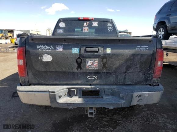 2007 Chevrolet Silverado 1500 LTZ with VIN 3GCEK13M77G548071, listed as a Copart auction lot 47145505 with 151,400 mi miles and Salvage Title. Bid and sale history available at carsss.com. Image 6.