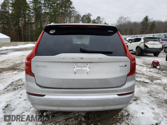 2024 Volvo XC90 Plus Bright Theme with VIN YV4L12PE8R1173048, listed as a Copart auction lot 83566354 with 13,738 mi miles and Salvage Title. Bid and sale history available at DreamBid. Image 6.