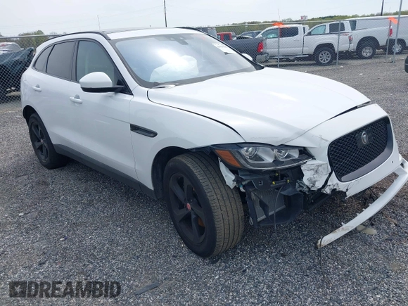 2020 Jaguar F-Pace 30t Prestige with VIN SADCK2GX7LA647309, listed as a IAAI auction lot 41929282 with 118,173 mi miles and . Bid and sale history available at DreamBid. Image 1.