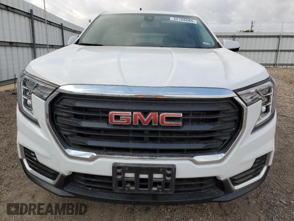 2024 GMC Terrain SLE with VIN 3GKALMEG1RL268701, listed as a Copart auction lot 55166565 with 9,849 mi miles and Salvage title. Bid and sale history available at DreamBid. Image 5.