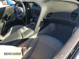 2015 Chevrolet Corvette 1LT with VIN 1G1YB2D71F5121186, listed as a Copart auction lot 58896784 with 11,017 mi miles and Salvage Title. Bid and sale history available at carsss.com. Image 8.