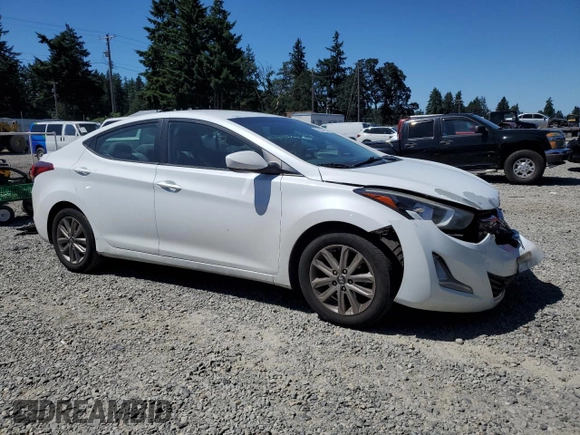 2016 Hyundai Elantra SE z VIN 5NPDH4AE1GH769874, wystawiony jako Copart lot #62957465 z przebiegiem 190 006 mil mil oraz Szkoda całkowita • Salvage title. Historia ofert i sprzedaży dostępna na DreamBid. Obrazek 4.