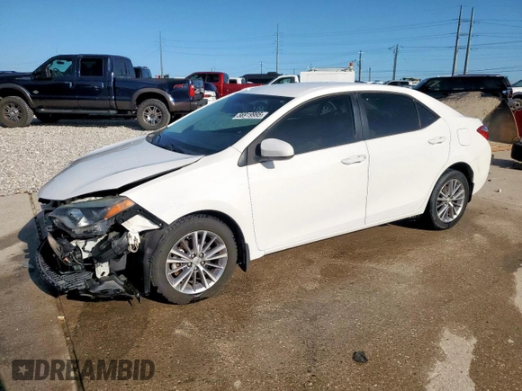 2014 Toyota Corolla L with VIN 5YFBURHE4EP054822, listed as a Copart auction lot 56919995 with 74,516 mi miles and Clean title. Bid and sale history available at DreamBid. Image 1.