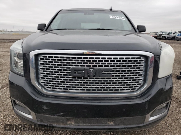 2017 GMC Yukon Denali with VIN 1GKS1CKJ9HR209990, listed as a Copart auction lot 43654895 with 0 mi miles and Salvage Title. Bid and sale history available at carsss.com. Image 5.