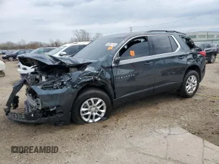 2021 Chevrolet Traverse LT Cloth z VIN 1GNERGKW6MJ240652, wystawiony jako Copart lot #53381115 z przebiegiem 86 405 mil mil oraz Szkoda całkowita • Salvage title. Historia ofert i sprzedaży dostępna na DreamBid. Obrazek 1.