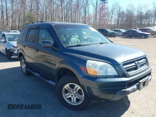 2005 Honda Pilot EX-L z VIN 2HKYF18705H559938, wystawiony jako IAAI lot #41814487 z przebiegiem 188 665 mil mil oraz . Historia ofert i sprzedaży dostępna na DreamBid. Obrazek 1.