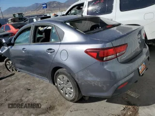 2020 Kia Rio S with VIN 3KPA24AD9LE284537, listed as a Copart auction lot 74033824 with 0 mi miles and Salvage Title. Bid and sale history available at carsss.com. Image 2.
