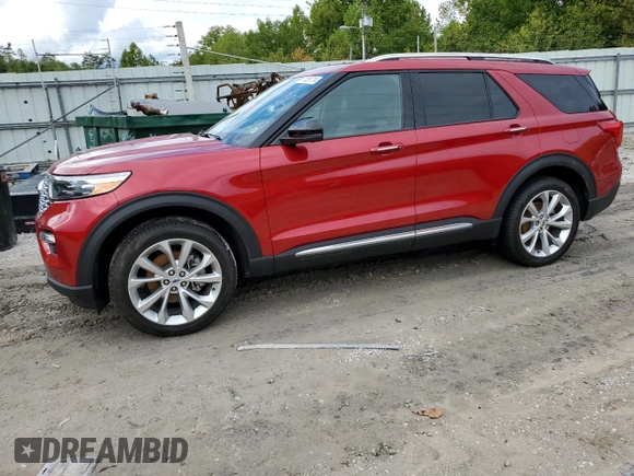 2023 Ford Explorer Platinum with VIN 1FM5K8HC1PGB15491, listed as a Copart auction lot 73356724 with 3,374 mi miles and Salvage title. Bid and sale history available at DreamBid. Image 1.