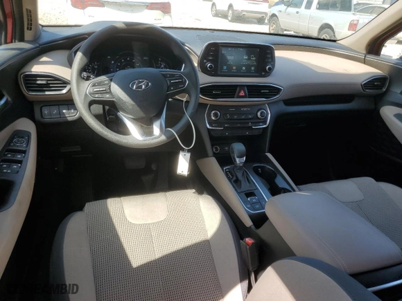 2020 Hyundai Santa Fe SEL with VIN 5NMS33AD2LH243834, listed as a Copart auction lot 50924775 with 5,764 mi miles and Salvage Title. Bid and sale history available at carsss.com. Image 8.