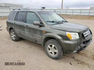 2006 Honda Pilot EX-L with VIN 2HKYF18596H534052, listed as a Copart auction lot 50204455 with 177,881 mi miles and Salvage Title. Bid and sale history available at DreamBid. Image 4.