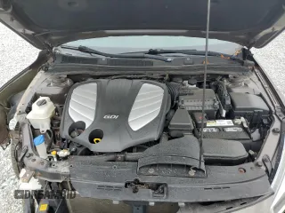 2014 Kia Cadenza Premium with VIN KNALN4D71E5129725, listed as a Copart auction lot 79110494 with 76,919 mi miles and Salvage Title. Bid and sale history available at carsss.com. Image 11.