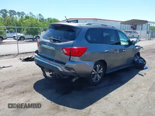 2017 Nissan Pathfinder S with VIN 5N1DR2MN3HC697212, listed as a IAAI auction lot 42049193 with 144,960 mi miles and . Bid and sale history available at DreamBid. Image 4.