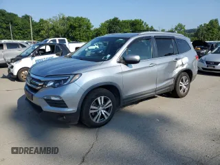 2016 Honda Pilot EX-L with VIN 5FNYF6H79GB004548, listed as a Copart auction lot 66312835 with 69,774 mi miles and Salvage title. Bid and sale history available at DreamBid. Image 1.