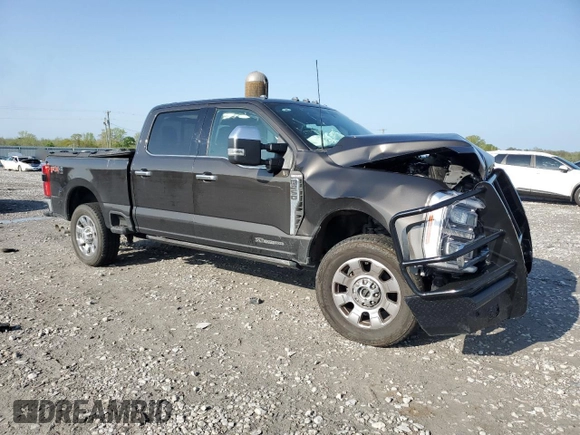 2024 Ford F-250 XL with VIN 1FT8W2BT9REE19856, listed as a Copart auction lot 51233515 with 20,653 mi miles and Salvage title. Bid and sale history available at DreamBid. Image 4.