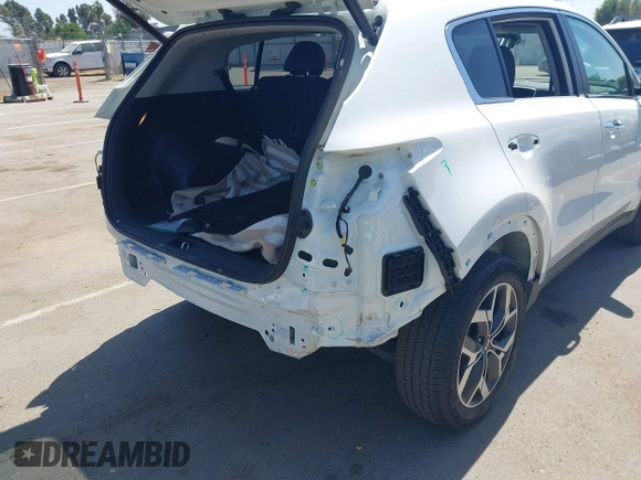 2021 Kia Sportage EX with VIN KNDPNCAC3M7886337, listed as a IAAI auction lot 42257589 with 45,216 mi miles and . Bid and sale history available at DreamBid. Image 6.