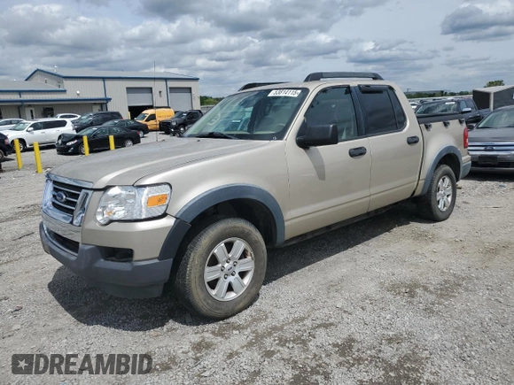 2007 Ford Explorer Sport Trac XLT with VIN 1FMEU51K37UB42252, listed as a Copart auction lot 53814115 with 194,133 mi miles and Salvage title. Bid and sale history available at DreamBid. Image 1.