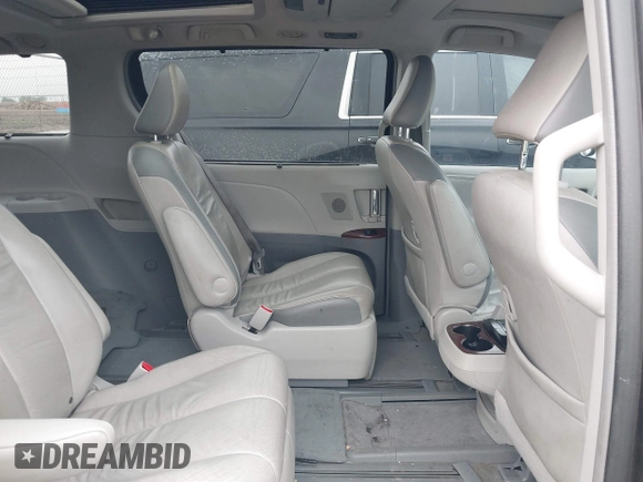 2011 Toyota Sienna XLE AAS with VIN 5TDYK3DC9BS158209, listed as a IAAI auction lot 42163526 with 107,385 mi miles and . Bid and sale history available at DreamBid. Image 8.