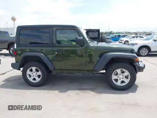 2021 Jeep Wrangler Sport with VIN 1C4GJXAN5MW852653, listed as a IAAI auction lot 42073214 with 53,834 mi miles and . Bid and sale history available at DreamBid. Image 14.