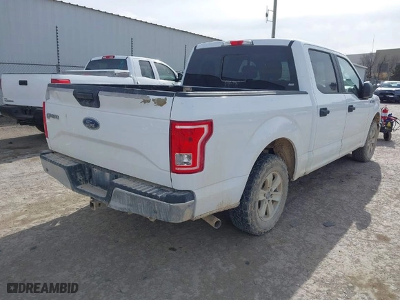 2017 Ford F-150 XL with VIN 1FTEW1C8XHKC87679, listed as a IAAI auction lot 41283367 with 39,968 mi miles. Bid and sale history available at carsss.com. Image 4.