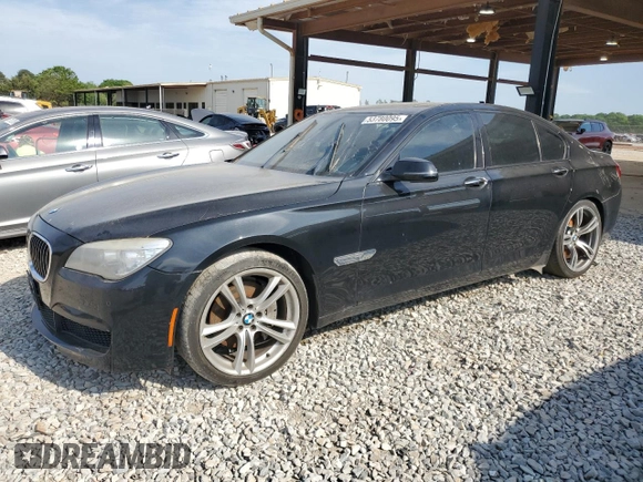 2015 BMW 7 Series 740i with VIN WBAYA6C58FD826779, listed as a Copart auction lot 53780095 with 139,104 mi miles and Clean Title. Bid and sale history available at carsss.com. Image 1.