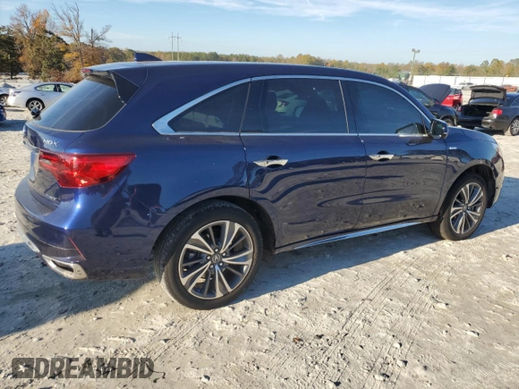 2019 Acura MDX Sport Hybrid w/Technology Pkg with VIN 5J8YD7H56KL000006, listed as a Copart auction lot 80304284 with 35,210 mi miles and Salvage Title. Bid and sale history available at carsss.com. Image 3.