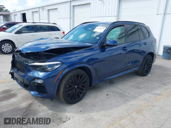 2021 BMW X5 sDrive40i with VIN 5UXCR4C04M9F71290, listed as a IAAI auction lot 41684530 with 1 mi miles. Bid and sale history available at carsss.com. Image 17.