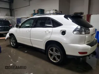2006 Lexus RX 400h with VIN JTJHW31U960017115, listed as a Copart auction lot 45548935 with 330,629 mi miles and Salvage title. Bid and sale history available at DreamBid. Image 2.