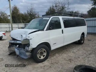 2006 Chevrolet Express Passenger с VIN 1GAHG39U261182933, выставлен на аукционе Copart как лот 43815515 с пробегом 369 854 миль миль и Списание • Salvage title. История ставок и продаж доступна на DreamBid. Изображение 1.