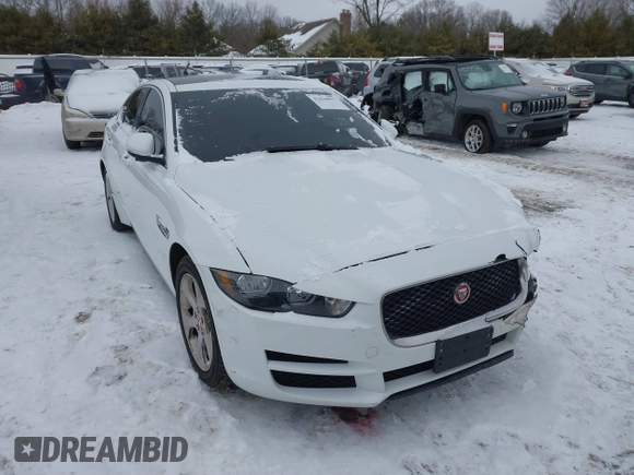 2017 Jaguar XE 25t z VIN SAJAR4BG4HA966709, wystawiony jako IAAI lot #41620077 z przebiegiem 91 859 mil mil oraz . Historia ofert i sprzedaży dostępna na DreamBid. Obrazek 1.