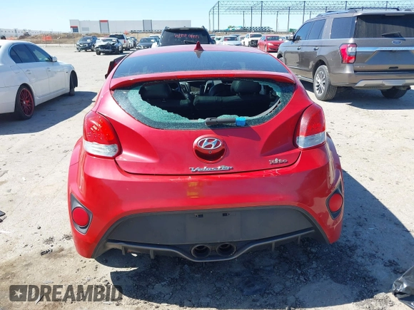 2016 Hyundai Veloster Turbo with VIN KMHTC6AE6GU294648, listed as a IAAI auction lot 42311378 with 94,552 mi miles and . Bid and sale history available at DreamBid. Image 16.