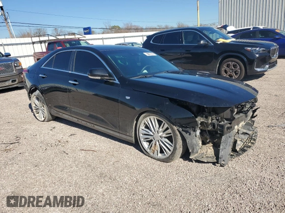 2023 Cadillac CT4 Premium Luxury z VIN 1G6DB5RKXP0109494, wystawiony jako Copart lot #87768835 z przebiegiem 25 491 mil mil oraz Czysty tytuł • Clean title. Historia ofert i sprzedaży dostępna na DreamBid. Obrazek 4.