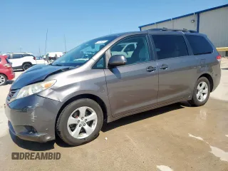 2013 Toyota Sienna LE AAS with VIN 5TDKK3DC6DS281586, listed as a Copart auction lot 61029365 with 174,965 mi miles and Salvage title. Bid and sale history available at DreamBid. Image 1.